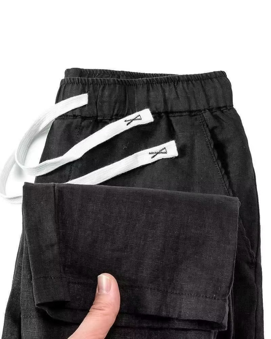Calça de Linho para Verão (Corte Reto)
