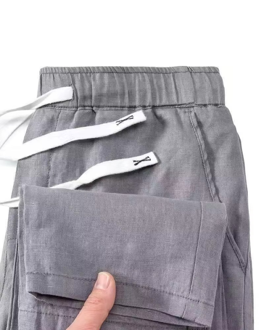 Calça de Linho para Verão (Corte Reto)