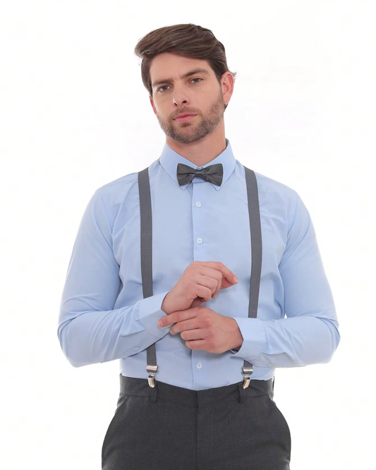 Camiseta social com Microestampa Discreta (Slim Fit)