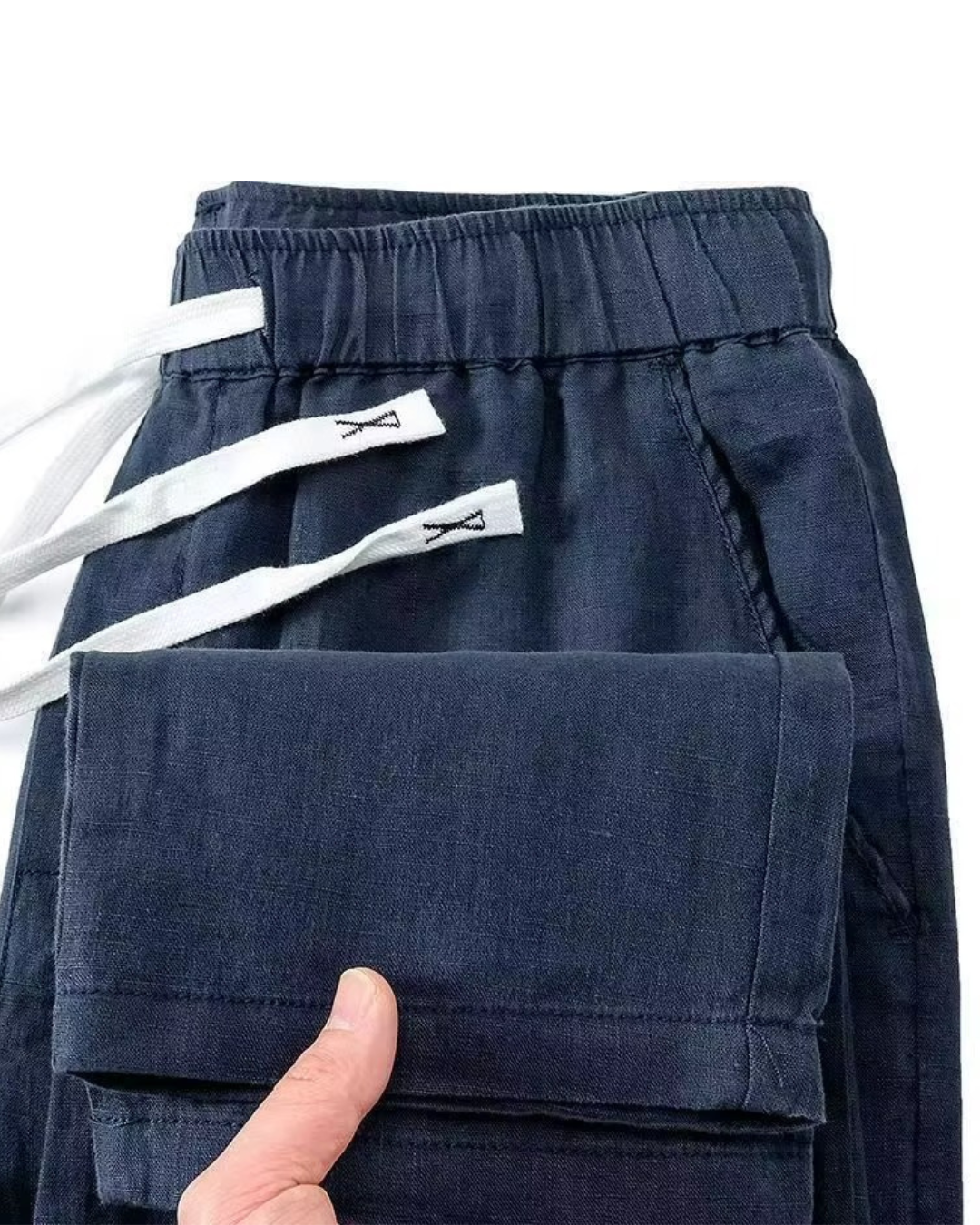 Calça de Linho para Verão (Corte Reto)