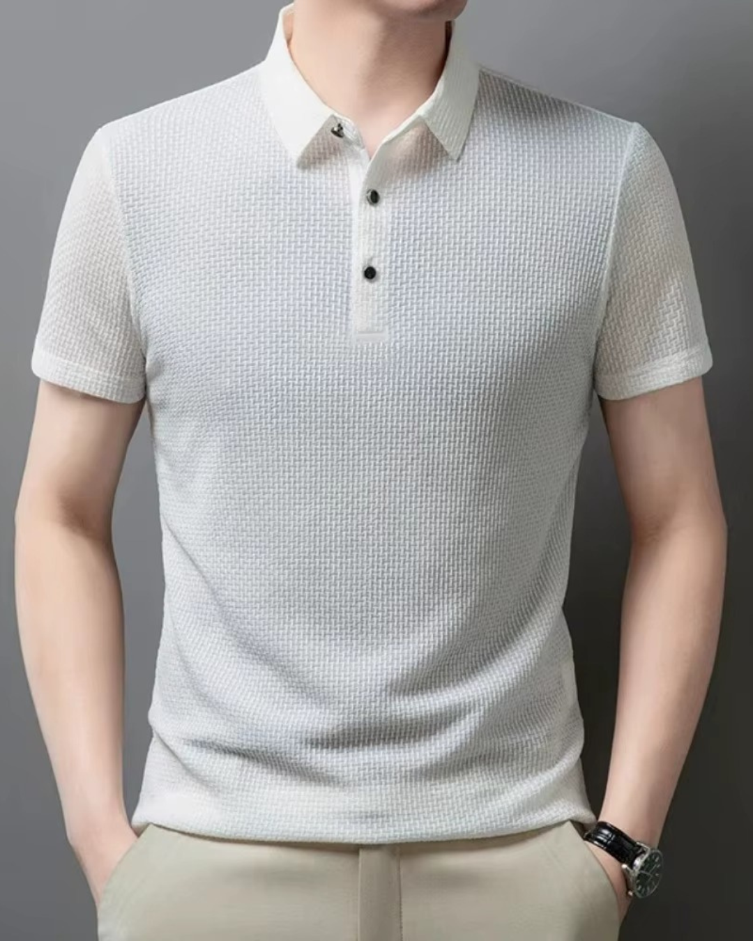 Polo Tecido Leve (Ice Silk) para Verão