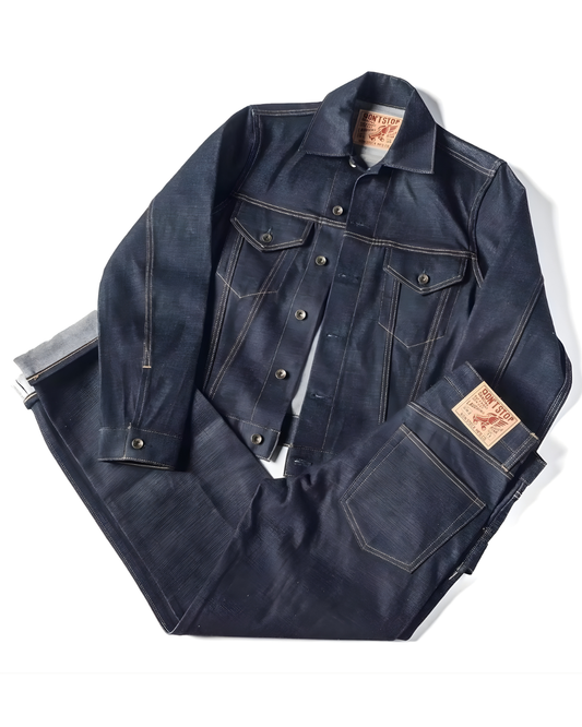 Calça de Sarja Slim Fit Azul Marinho