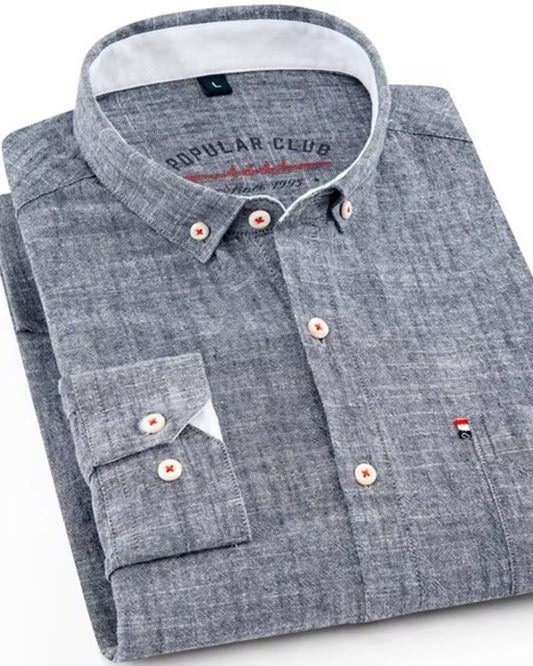 Camiseta de Linho/Algodão (Casual Chic)