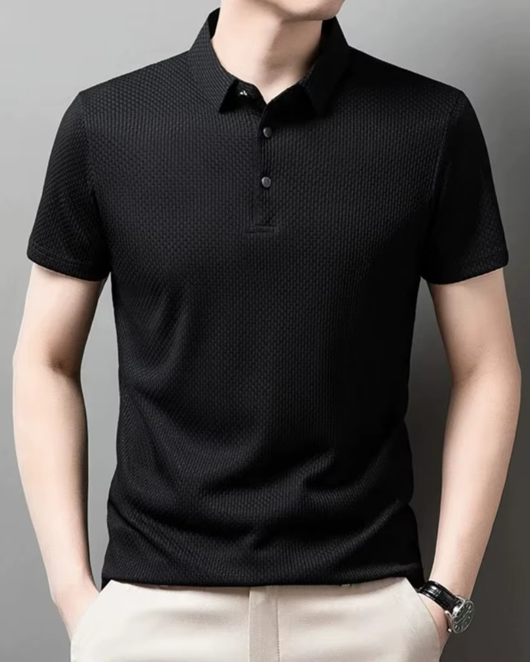 Polo Tecido Leve (Ice Silk) para Verão