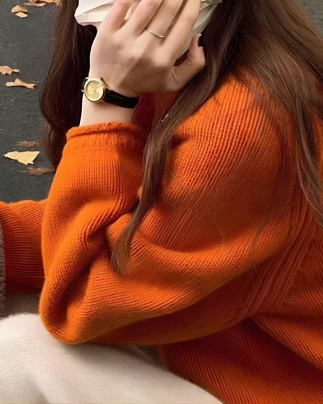 Suéter Gola Redonda de Lã Merino (Blend)