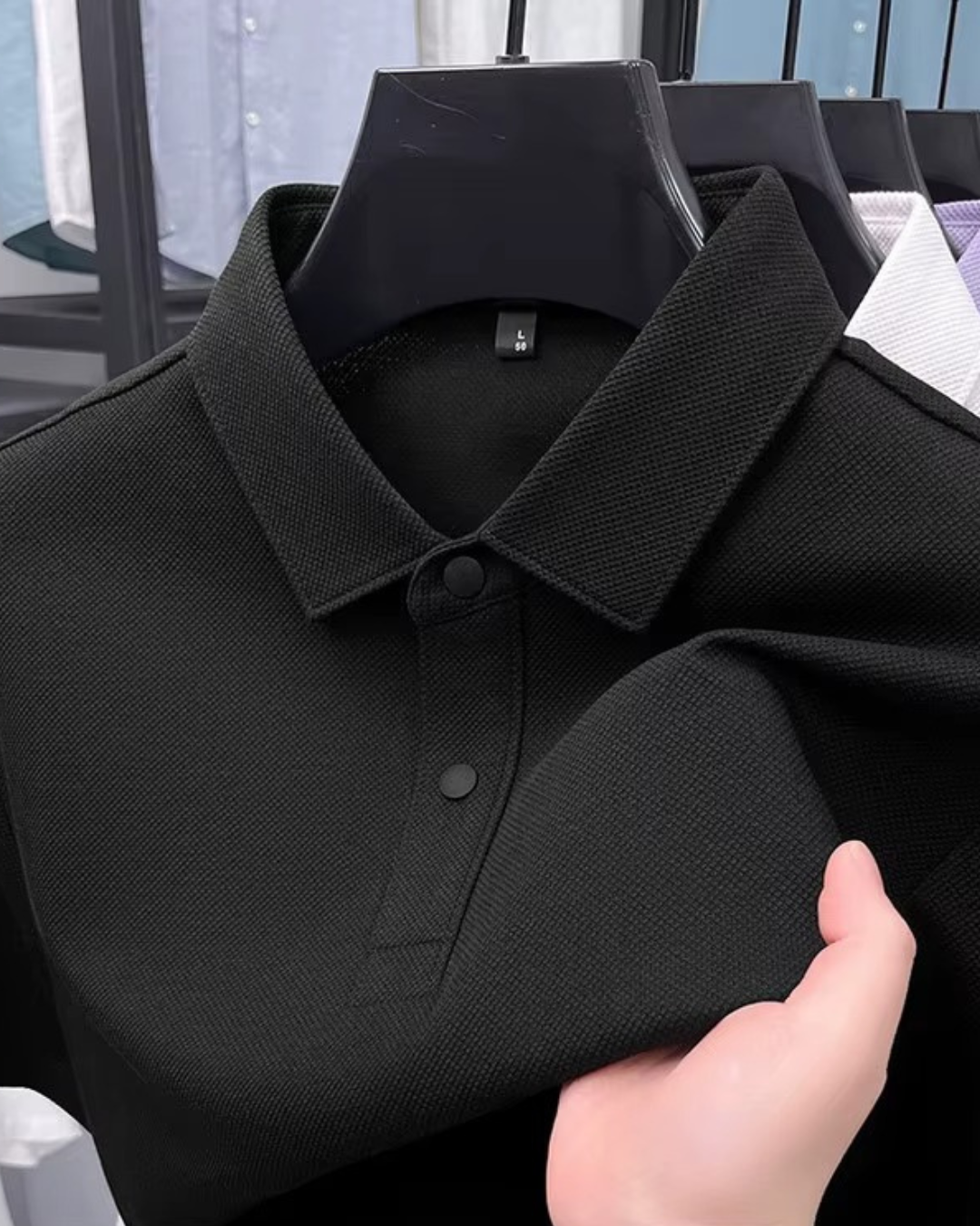 Polo de Algodão de Alta Qualidade (Premium Feel)