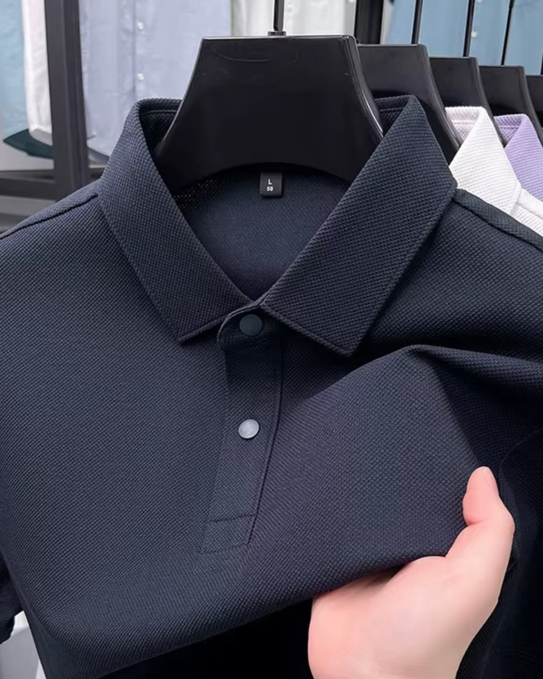 Polo de Algodão de Alta Qualidade (Premium Feel)