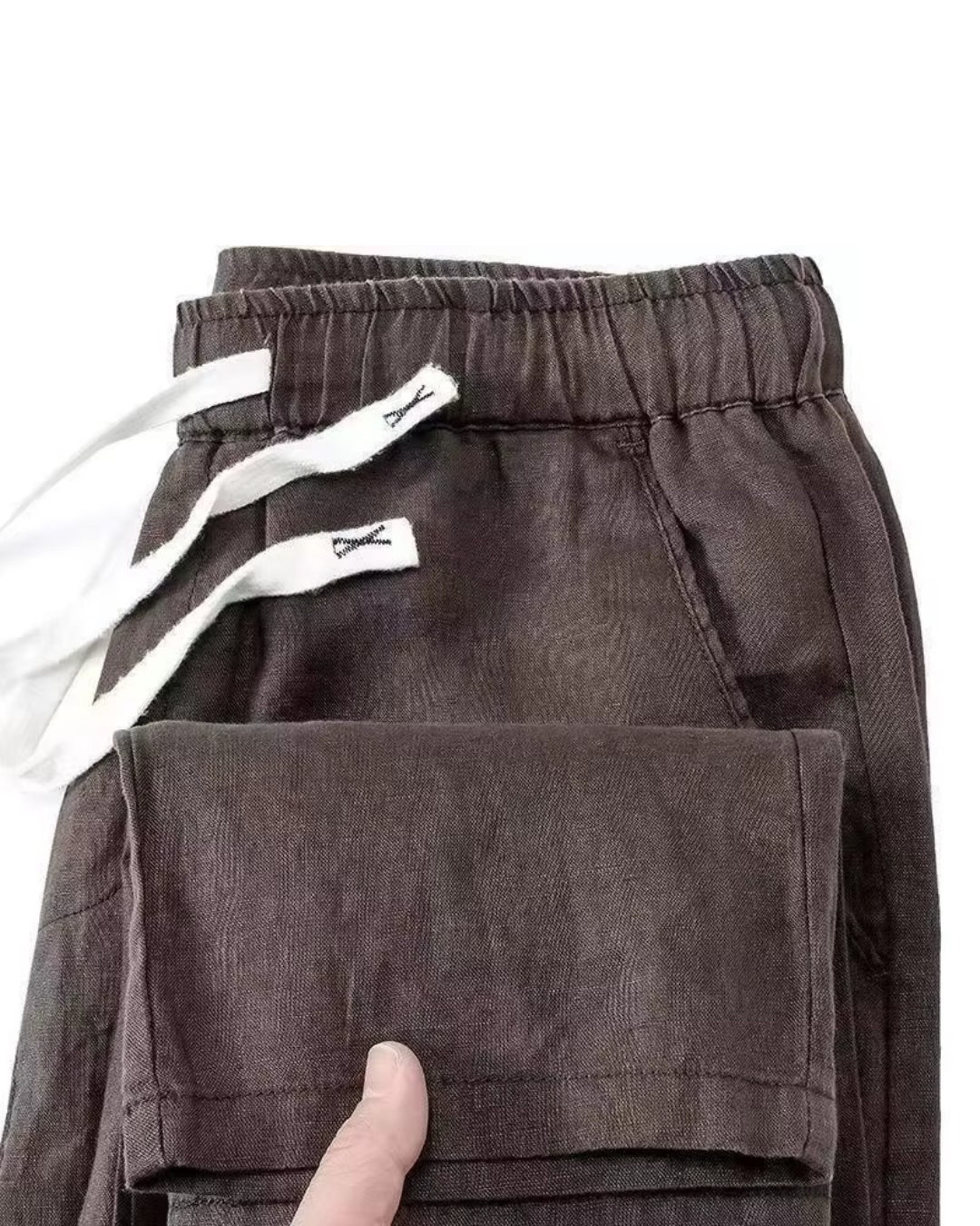 Calça de Linho para Verão (Corte Reto)