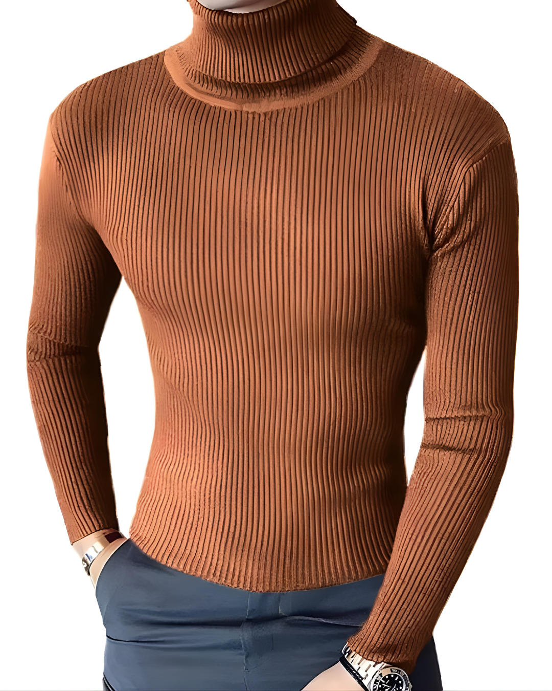 Suéter Gola Alta Fino (Slim Fit)