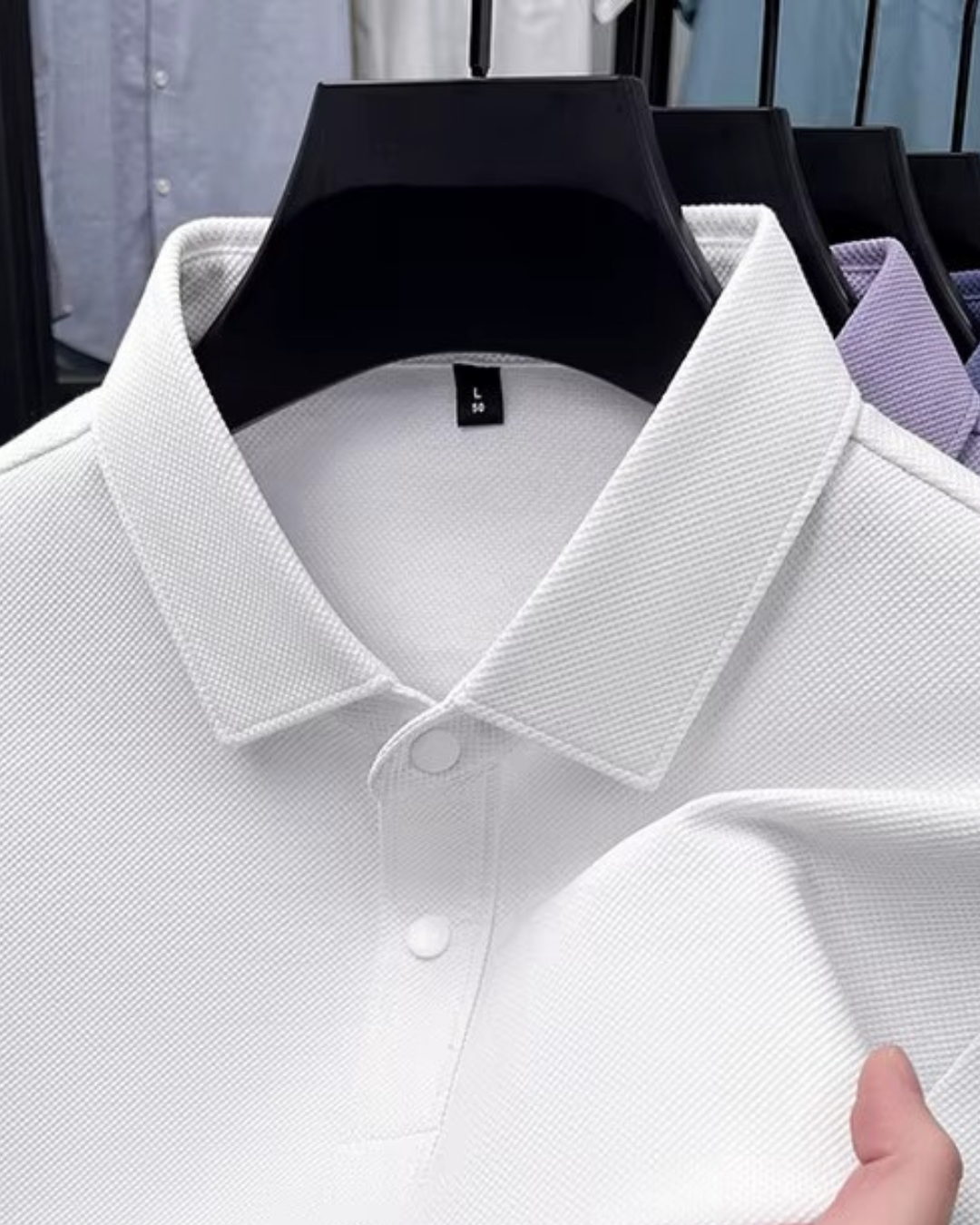 Polo de Algodão de Alta Qualidade (Premium Feel)