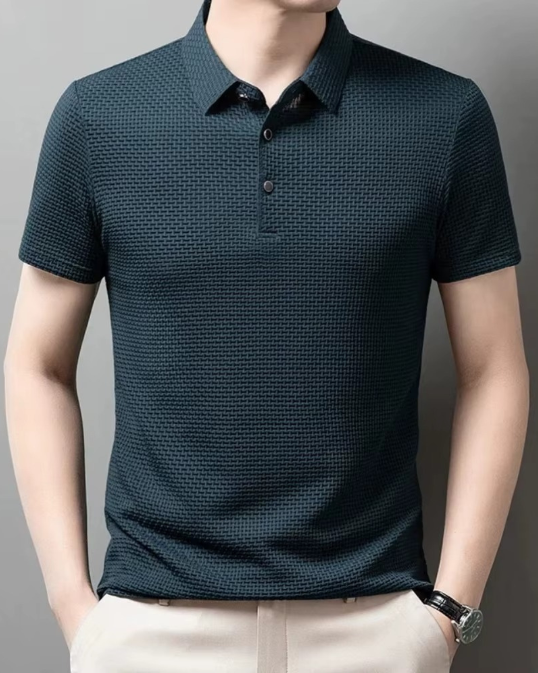 Polo Tecido Leve (Ice Silk) para Verão