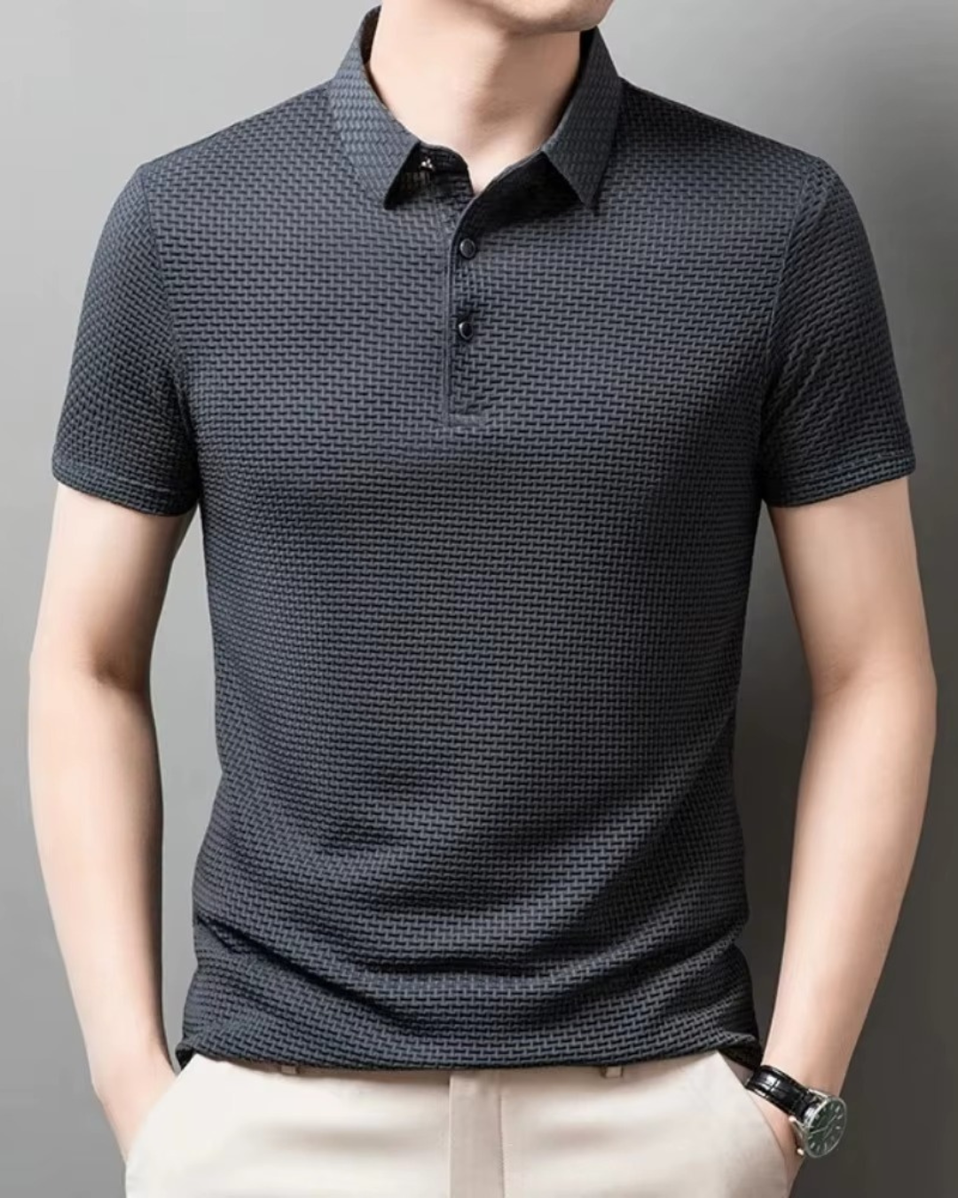 Polo Tecido Leve (Ice Silk) para Verão