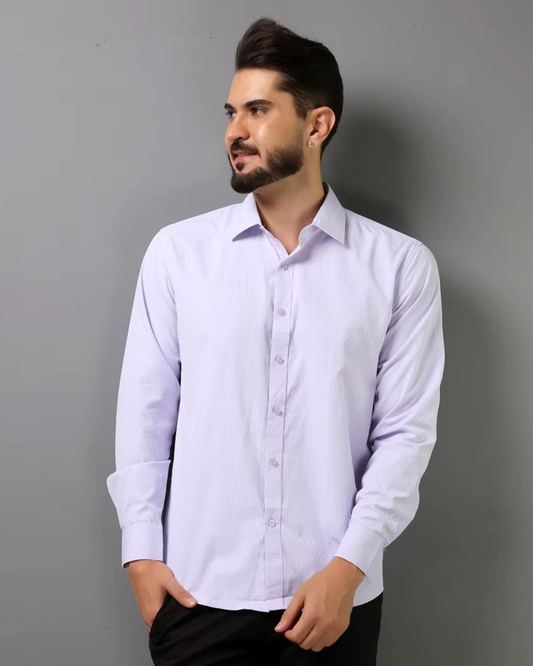 Camisa com Microestampa Discreta (Slim Fit)