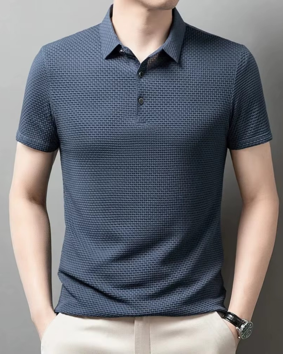 Polo Tecido Leve (Ice Silk) para Verão